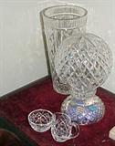 rare one of a kind waterford globe lamp