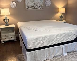 King mattress one year-old Gently used