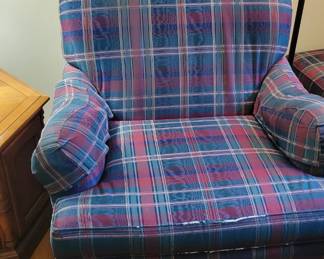 Ethan Allen Chair has matching ottoman