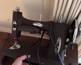 White sewing machine