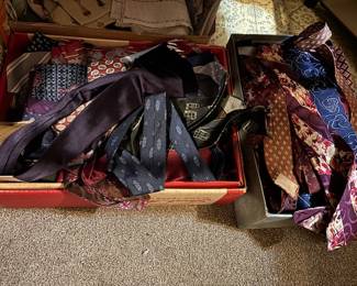 A couple hundred ties on hand