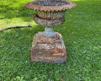 19th Century 4 piece Garden Urn planter