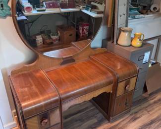 Art Deco waterfall vanity