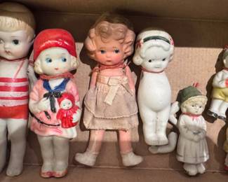Antique bisque dolls