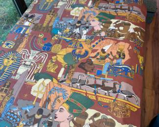 Vintage Egyptian theme gift wrap, two large sheets