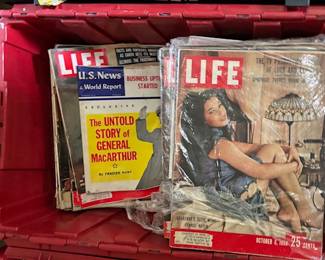 About 100 Life Magazines 1950's - 1960's