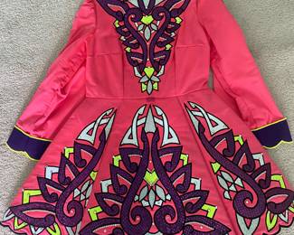FRONT OF IRISH DANCE OUTFIT