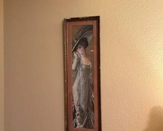 Antique wall picture.