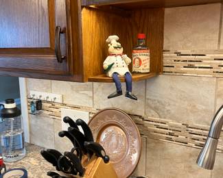 Kitchen decor. Knives.