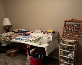 Sewing material.