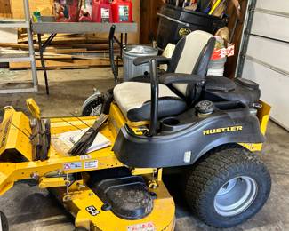 Riding lawnmower.