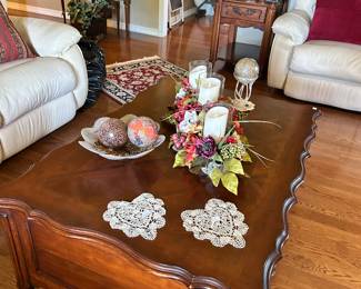 Coffee table. La-Z-Boy furniture. Home decor.
