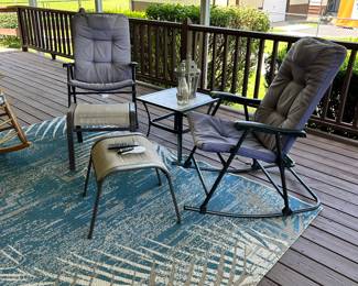 Outdoor furniture.