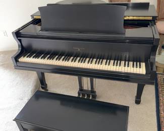 Vintage 1970s SOHMER & Co Baby Grand Piano in Stunning Ebony Black. $2500 PRESALE ITEM