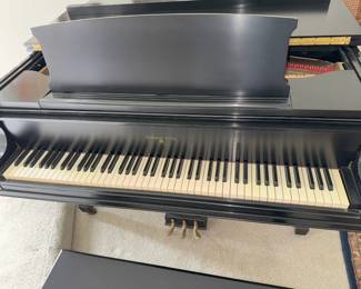 Vintage 1970s SOHMER & Co Baby Grand Piano in Stunning Ebony Black. $2500 PRESALE ITEM