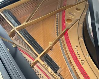 Vintage 1970s SOHMER & Co Baby Grand Piano in Stunning Ebony Black. $2500 PRESALE ITEM
