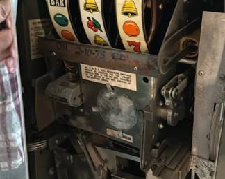 1970s BALLY's Casino slot machine with base cabinet. $325 PRESALE ITEM
