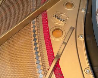 Vintage 1970s SOHMER & Co Baby Grand Piano in Stunning Ebony Black. $2500 PRESALE ITEM