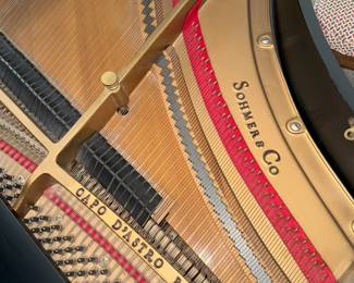 Vintage 1970s SOHMER & Co Baby Grand Piano in Stunning Ebony Black. $2500 PRESALE ITEM