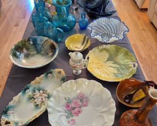 China, ceramics and glass.