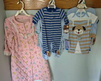 Adorable vintage and NWT baby clothes.