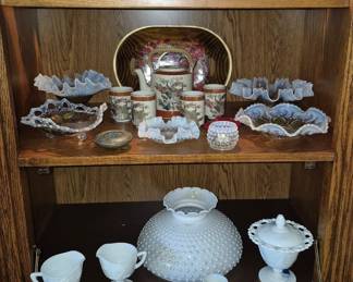 Milk glass.