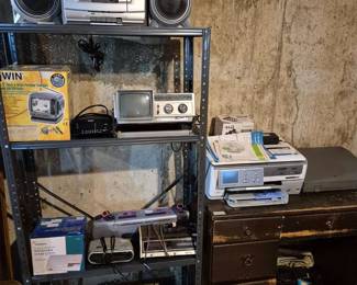 Electronics some never used! Nikon, Sony, Panasonic, Visio, Samsung, RCA, Hewlett Packer.