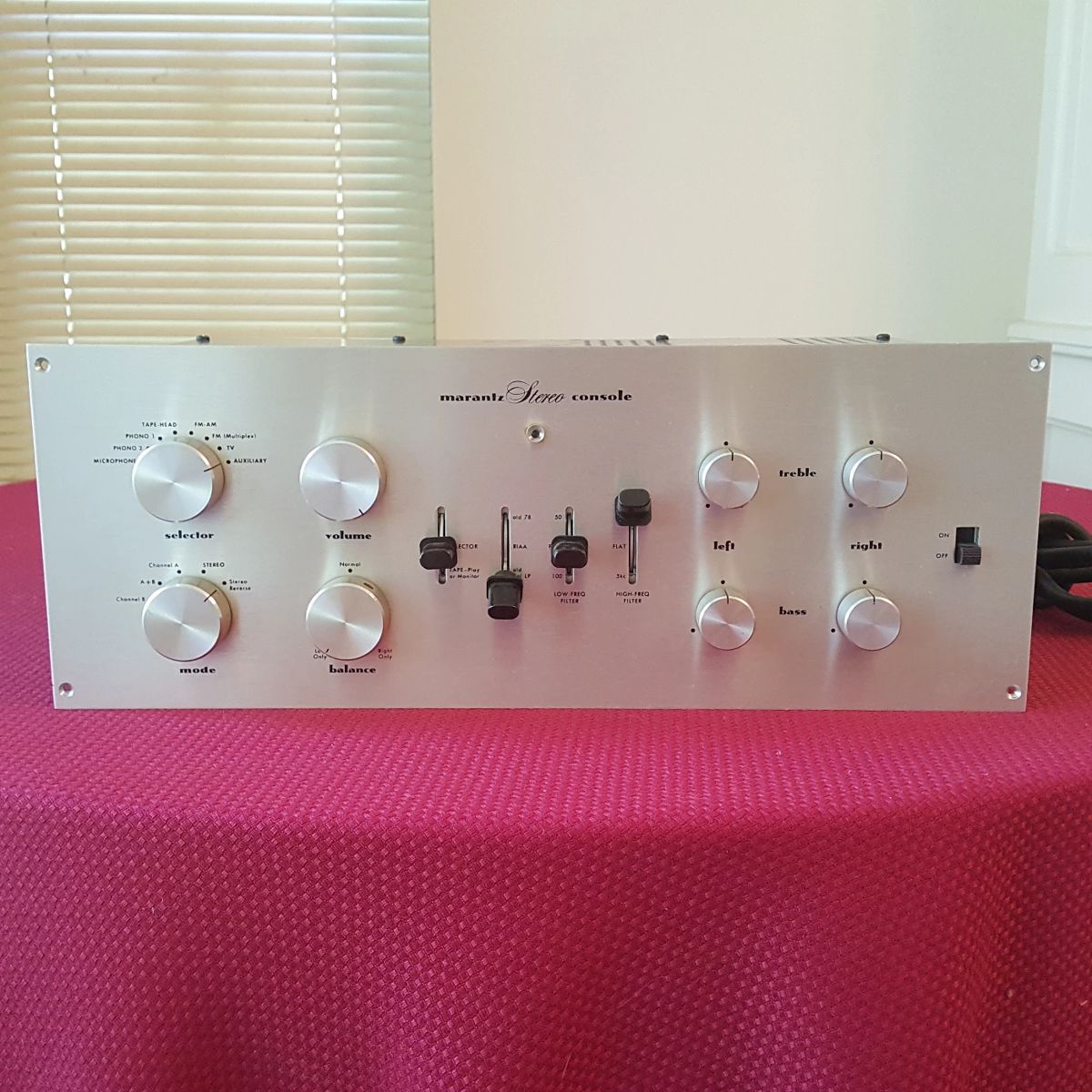 Vintage Marantz Model 7 Tube Preamplifier