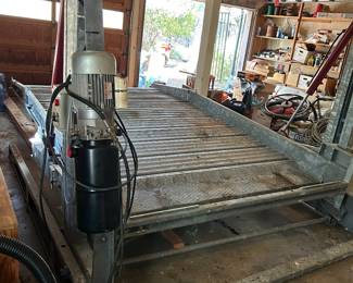 Hydraulic Car Parking / Service Lift Galvanized Platform – Electric Motor – Heavy Duty & Works!