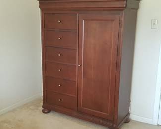 Solid Wood HPL Armoire / Wardrobe Cabinet – excellent condition
