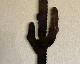 Metal cactus wall-hanging (2).