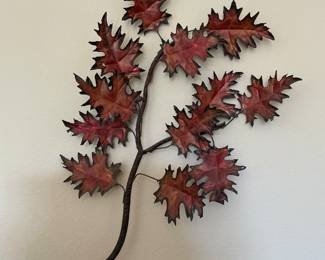 Metal wall art.