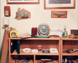 Model Shipbuilding and Woodworking Tools, Salvaged Ship parts, etc.