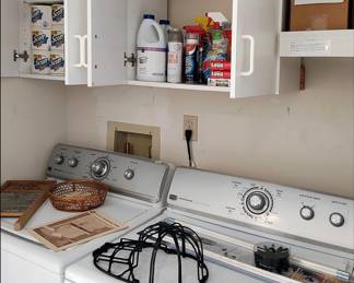 Maytag Washer and Dryer, Cleaning Supplies