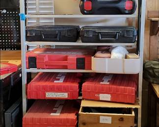 Rack filled with Automotive Supplies and Tools