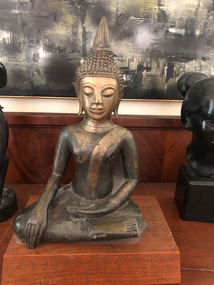 Antique Thai Bronze Buddha