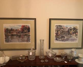 Paul N Norton signed watercolors
