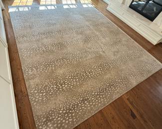 Custom 10.5x13 Antelope Rug~ $695
With Pad