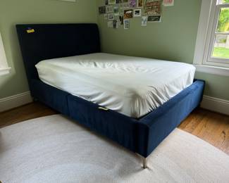 West Elm Full Size Storage Bed~Performance Velvet $895.00
Current Retail $2,099