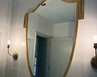 Two Stunning Shield Mirrors~ $495 Each