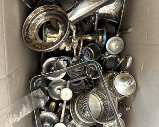 Silver plated tea set