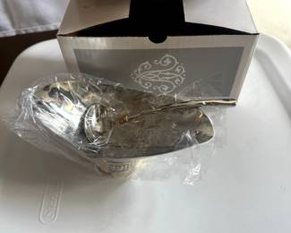 silver gravy set