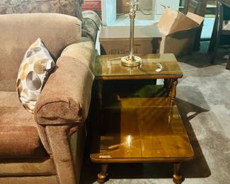 One of two MCM end tables.