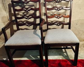 Beautiful pair of chairs.