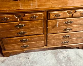 Nice wood dresser.