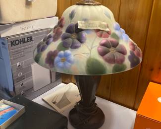 Dale Tiffany Pansy Fairpoint shade with lamp