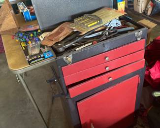 Tool box with tools