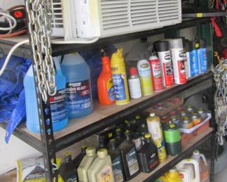 Automotive chemicals and motor oil.