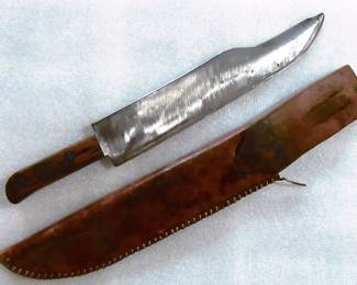 Crude Bowie type knife