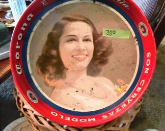 Vintage Corona beer tray.
